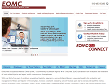 Tablet Screenshot of emeryvilleoccmed.com